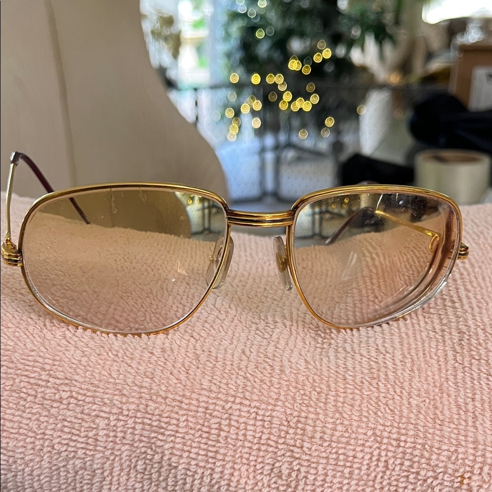 Cartier Gold Frame Women's Glasses